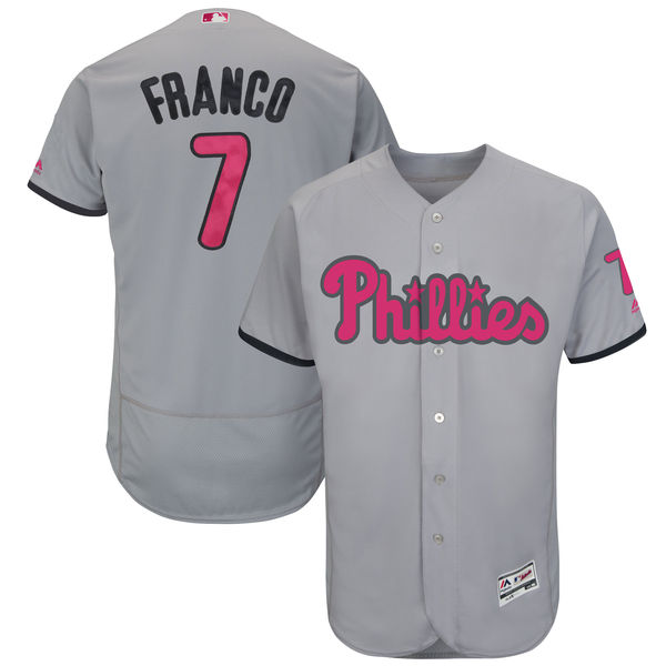 Men's Philadelphia Phillies Flex Base Custom Jersey MLBC0113